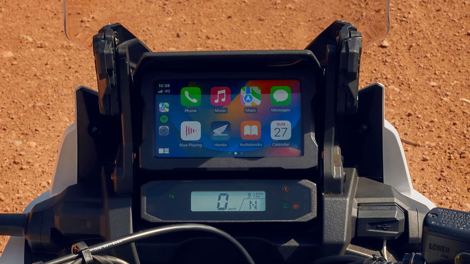 Tablero TFT de la Honda Africa Twin Adventure Sports