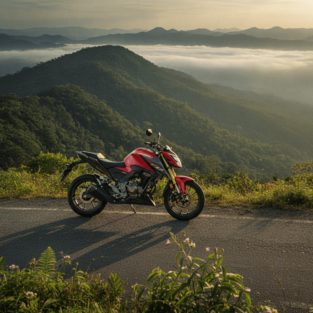 Honda CB300 Twister — cerro