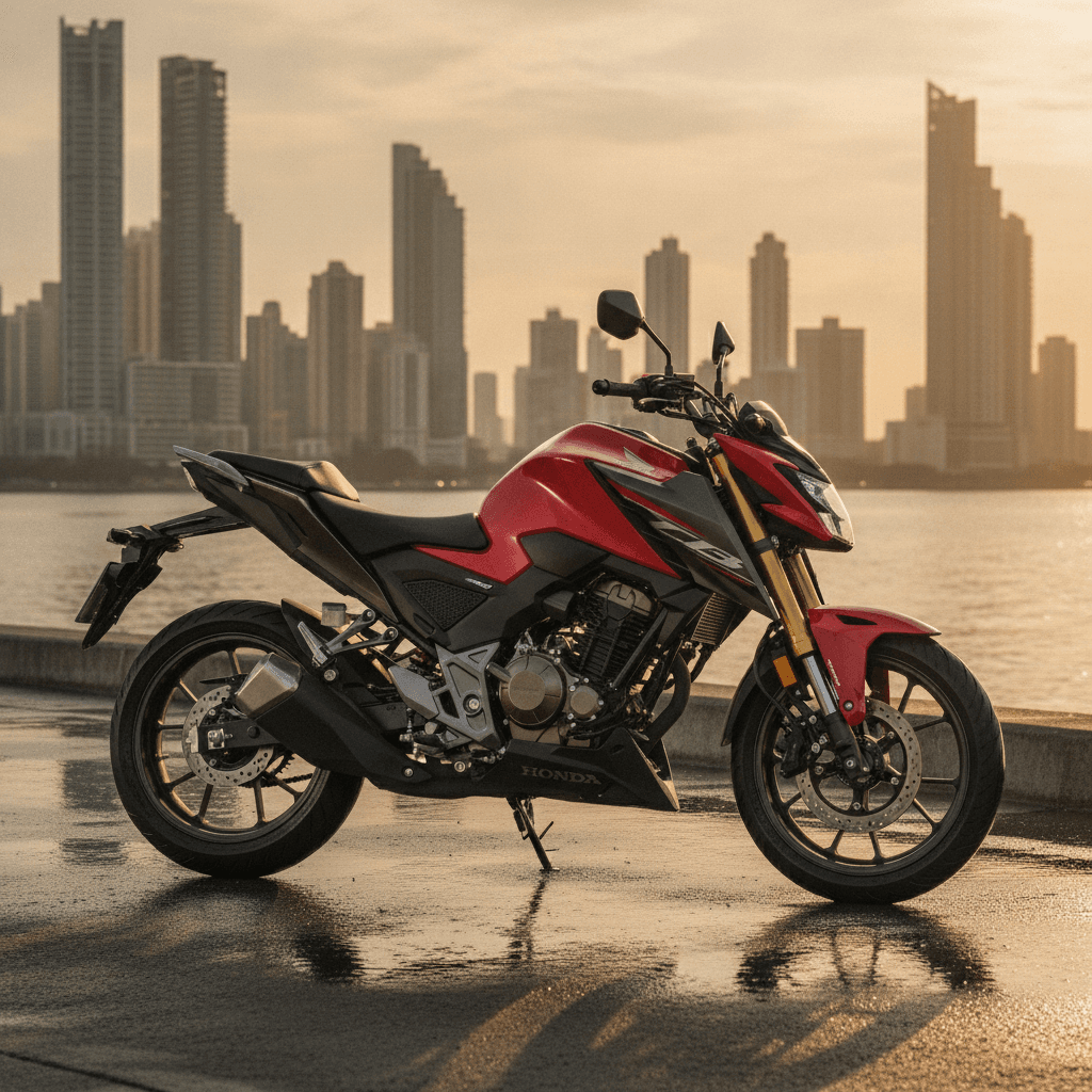 Honda CB300 Twister — ciudad