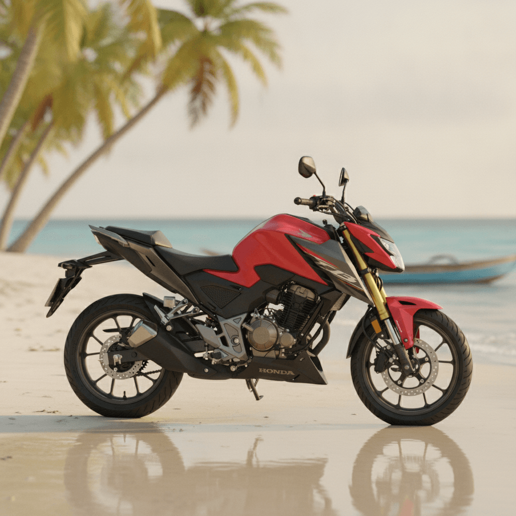 Honda CB300 Twister — playa