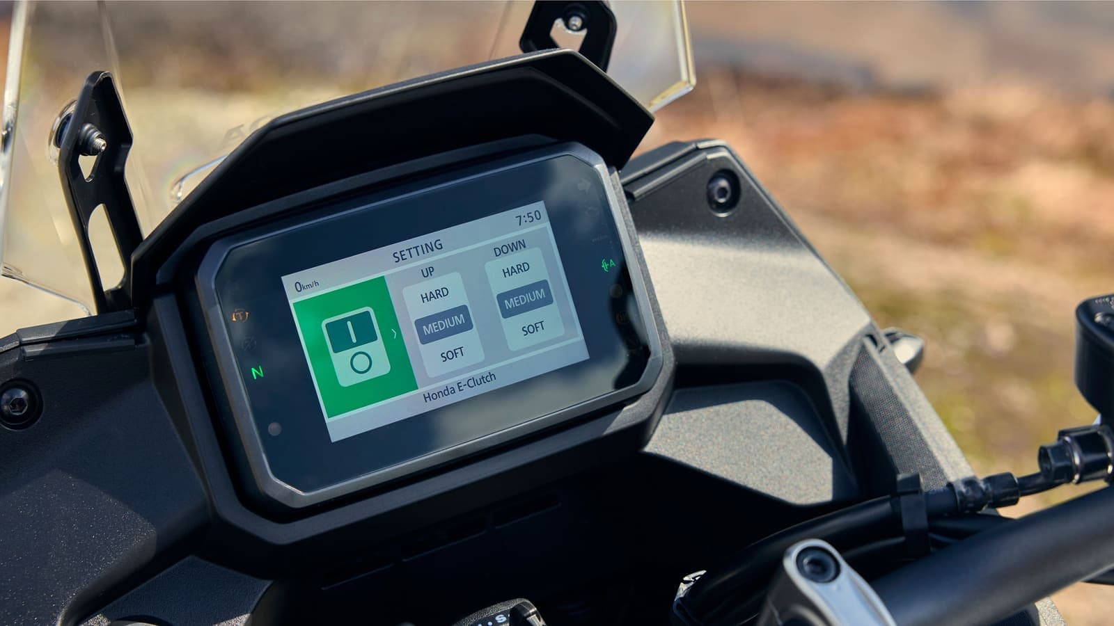 Tablero TFT de 5" de la Honda XL750 Transalp